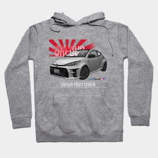 Toyota GRFOUR White Hoodie